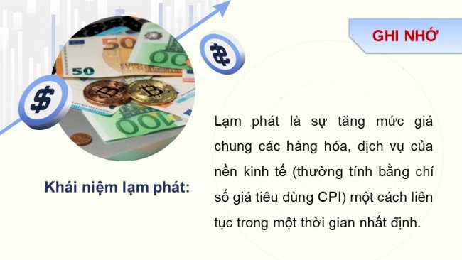 Soạn giáo án điện tử kinh tế pháp luật 11 KNTT Bài 3: Lạm phát