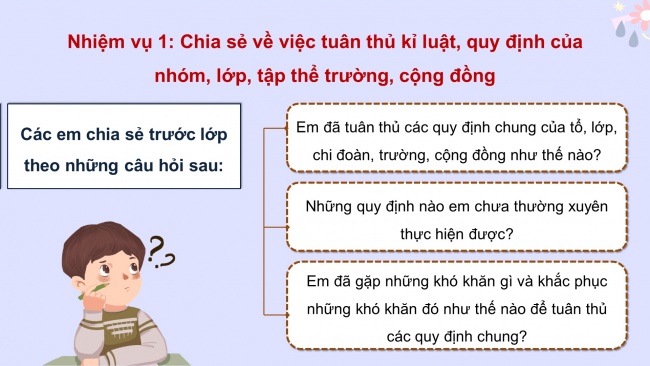 Soạn giáo án điện tử HĐTN 11 KNTT Chủ đề 3: Rèn luyện bản thân - Hoạt động 1, 2