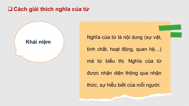 Soạn giáo án điện tử ngữ văn 11 CTST Bài 1 TH tiếng Việt: Cách giải thích nghĩa của từ