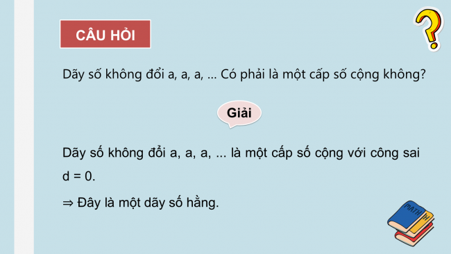 Soạn giáo án điện tử toán 11 KNTT Bài 6: Cấp số cộng