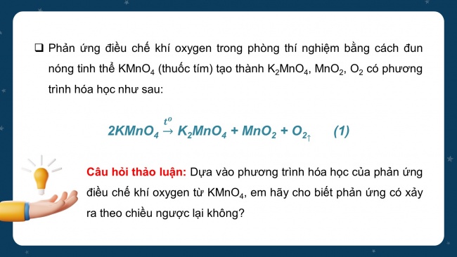 Soạn giáo án điện tử hóa học 11 CTST Bài 1: Khái niệm về cân bằng hoá học