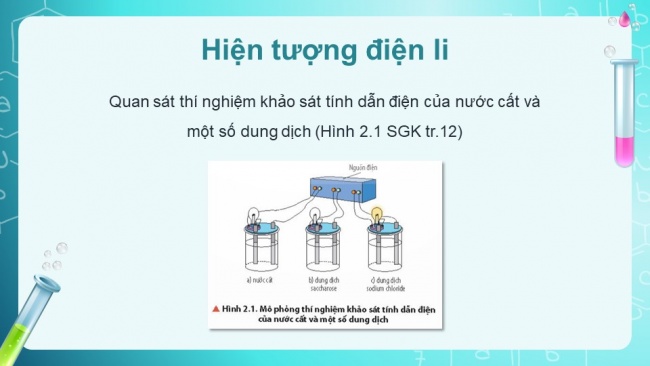 Soạn giáo án điện tử hóa học 11 CTST Bài 2: Cân bằng trong dung dịch nước