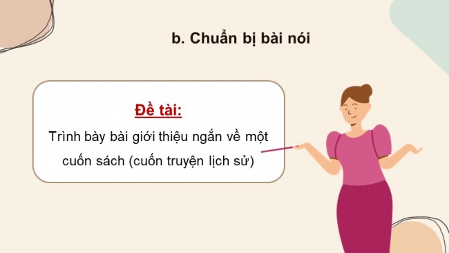 Soạn giáo án điện tử Ngữ văn 8 KNTT Bài 1 Nói và nghe: Trình bày bài giới thiệu ngắn về một cuốn sách (cuốn truyện lịch sử)