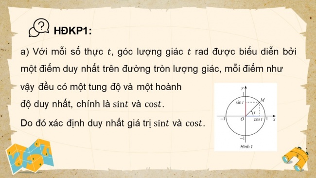 Soạn giáo án điện tử toán 11 CTST Bài 4: Hàm số lượng giác và đồ thị