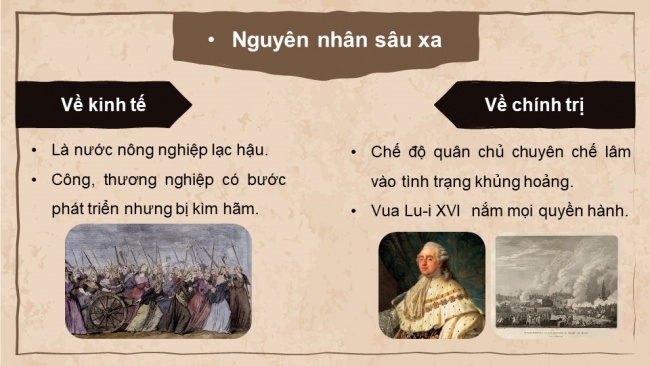 Soạn giáo án điện tử Lịch sử 8 CD Bài 1: Cách mạng tư sản ở châu Âu và Bắc Mỹ (Phần 2)