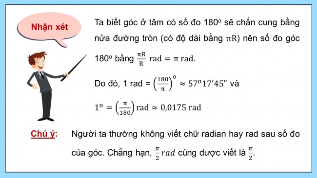 Soạn giáo án điện tử toán 11 Cánh diều Bài 1: Góc lượng giác. Giá trị lượng giác của góc lượng giác