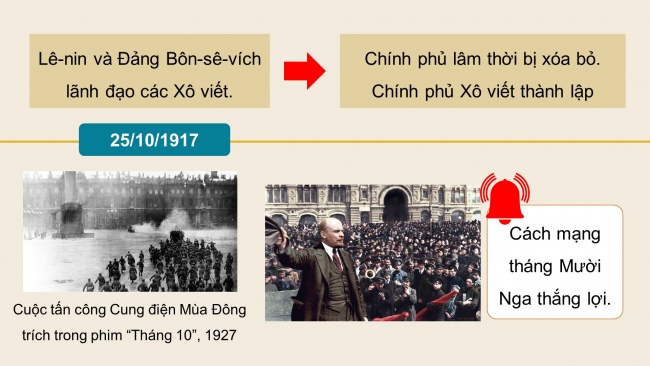 Soạn giáo án điện tử lịch sử 11 Cánh diều Bài 3: Sự hình thành Liên bang Cộng hoà xã hội chủ nghĩa Xô viết