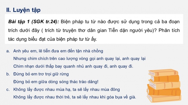 Soạn giáo án điện tử ngữ văn 11 Cánh diều  Bài 1 TH tiếng Việt: Biện pháp lặp cấu trúc