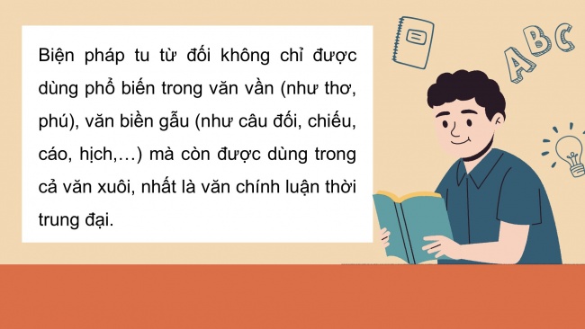 Soạn giáo án điện tử ngữ văn 11 Cánh diều  Bài 2 TH tiếng Việt: Biện pháp tu từ đối