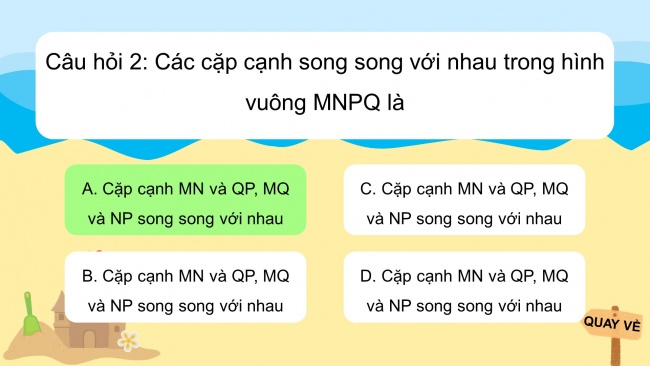 Soạn giáo án điện tử toán 4 CTST Bài 32: Hai đường thẳng song song