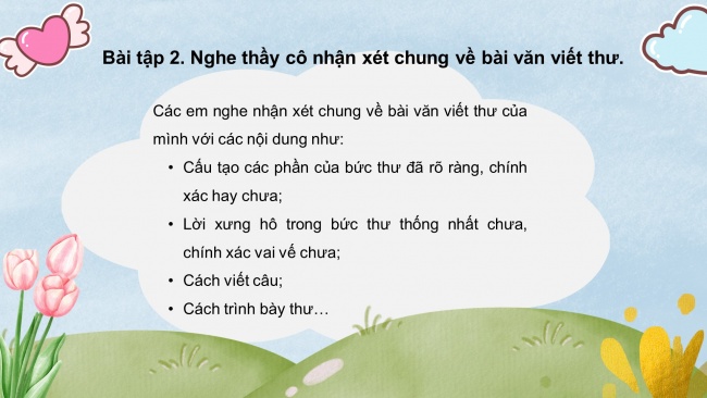 Soạn giáo án điện tử tiếng việt 4 CTST  CĐ 3 Bài 7 Viết: Viết thư cho người thân