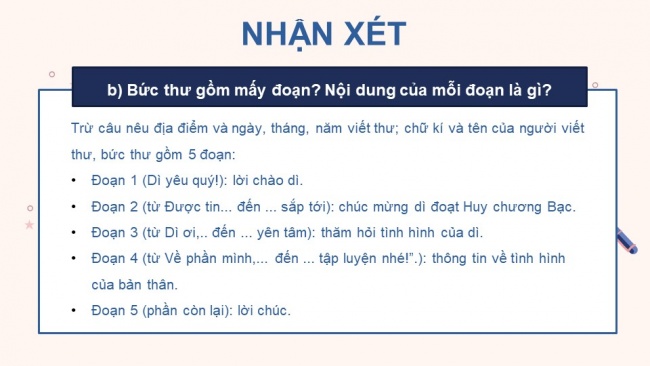 Soạn giáo án điện tử Tiếng Việt 4 CD Bài 9 Viết 2: Viết thư thăm hỏi