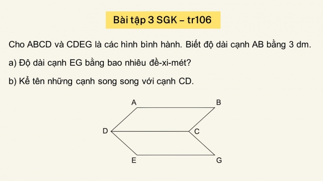 Soạn giáo án điện tử toán 4 KNTT Bài 31: Hình bình hành, hình thoi