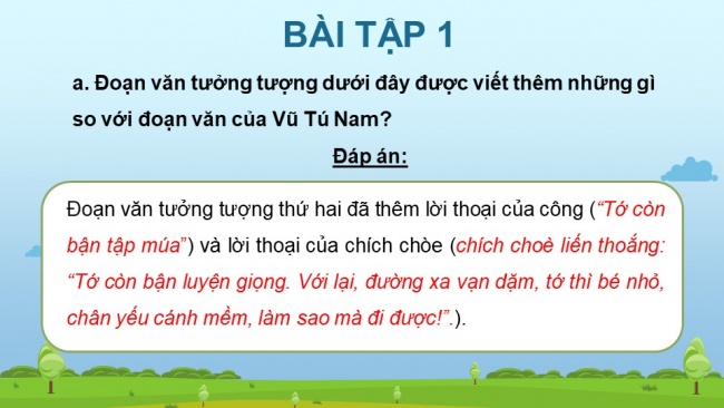 Soạn giáo án điện tử tiếng việt 4 KNTT Bài 17 Viết tìm hiểu cách viết đoạn văn tưởng tượng