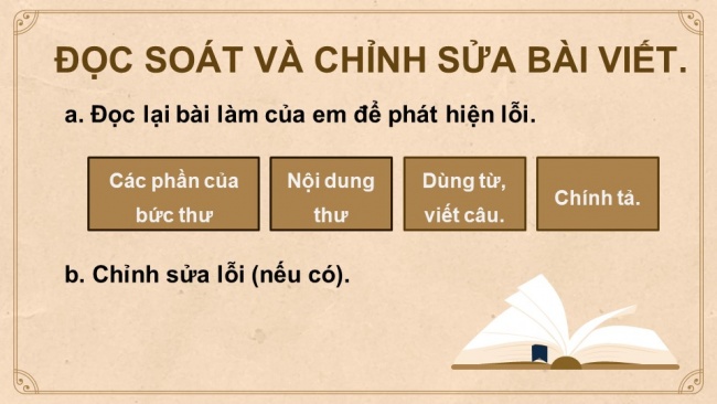 Soạn giáo án điện tử tiếng việt 4 KNTT Bài 32 Viết thư