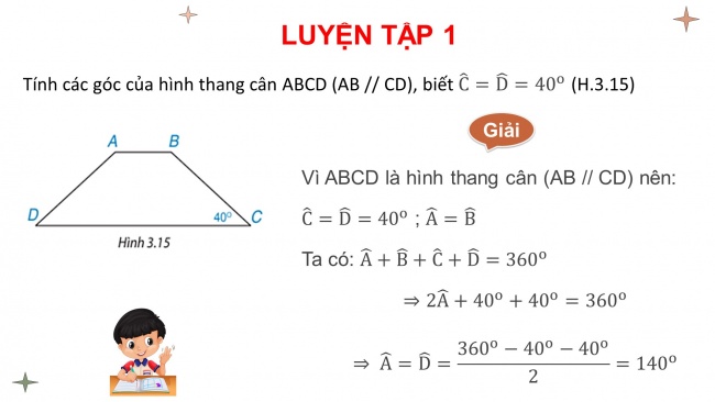 Soạn giáo án điện tử Toán 8 KNTT Bài 11: Hình thang cân