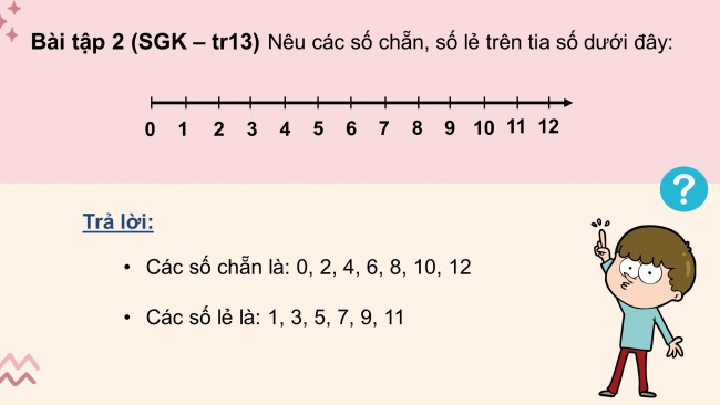 Soạn giáo án điện tử toán 4 KNTT bài 3: Số chẵn, số lẻ