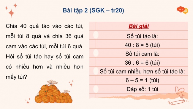 Soạn giáo án điện tử toán 4 KNTT Bài 5: Giải bài toán có ba bước tính