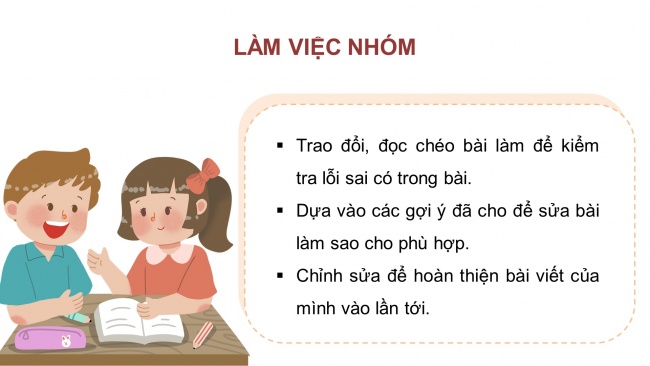 Soạn giáo án điện tử tiếng việt 4 KNTT Bài 5 Viết: Trả bài viết đoạn văn nêu ý kiến