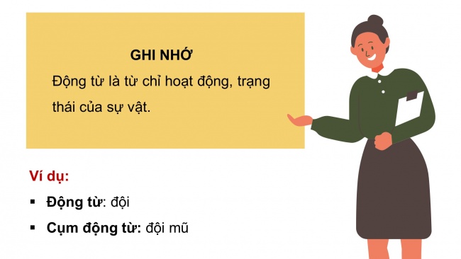 Soạn giáo án điện tử tiếng việt 4 KNTT Bài 9 Luyện từ và câu: Động từ