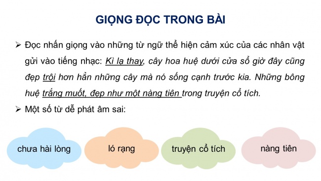 Soạn giáo án điện tử tiếng việt 4 KNTT Bài 10 Đọc: Tiếng nói của cỏ cây