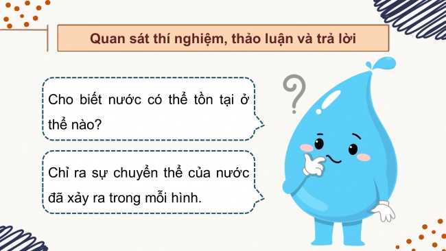 Soạn giáo án điện tử khoa học 4 KNTT Bài 2: Sự chuyển thể của nước và vòng tuần hoàn của nước trong tự nhiên