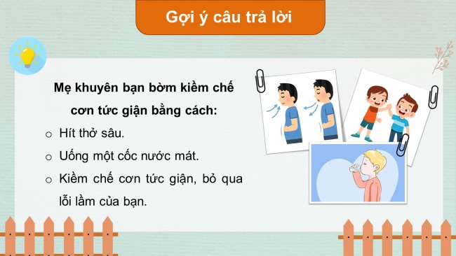 Soạn giáo án điện tử hoạt động trải nghiệm 4 KNTT Tuần 3 HĐGDTCĐ: Khả năng điều chỉnh cảm xúc