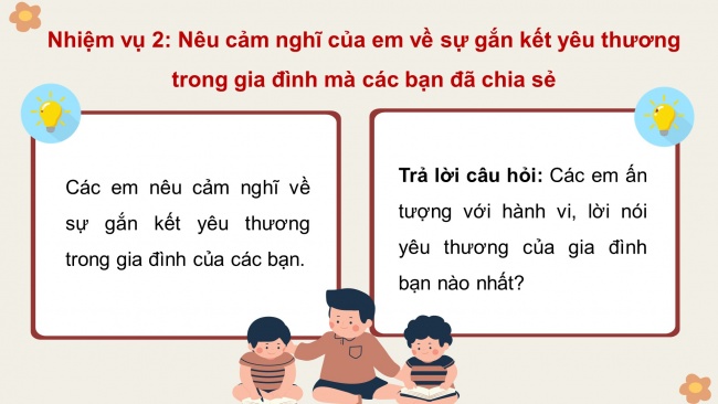 Soạn giáo án điện tử HĐTN 4 CTST bản 2 Tuần 5: HĐGDTCĐ - Gắn kết yêu thương trong gia đình