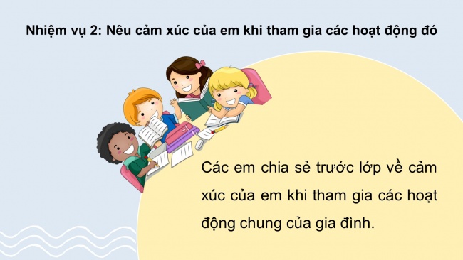 Soạn giáo án điện tử HĐTN 4 CTST bản 2 Tuần 6: HĐGDTCĐ - Kế hoạch hoạt động gắn kết yêu thương của gia đình