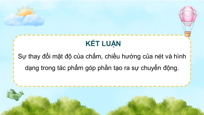 Soạn giáo án điện tử mĩ thuật 4 CTST bản 2 Bài 1: Chấm, nét và sự biến thể của nét