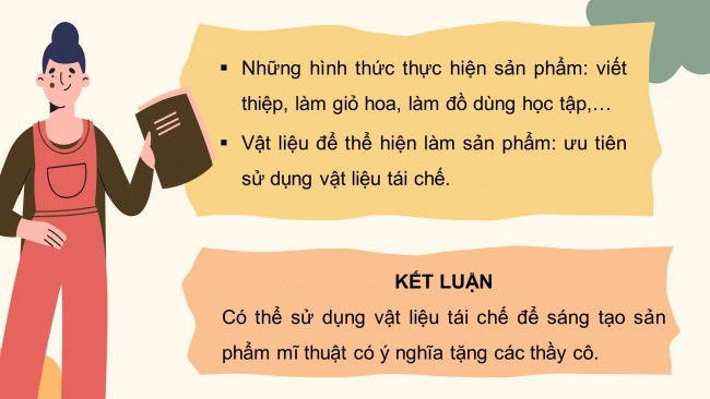 Soạn giáo án điện tử mĩ thuật 4 CTST bản 2 Bài 14: Món quà tri ân