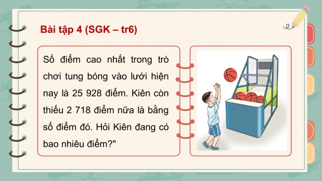 Soạn giáo án điện tử toán 4 cánh diều Bài 1: Ôn tập về số và phép tính trong phạm vi 100000