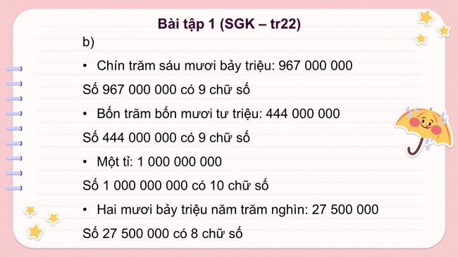 Soạn giáo án điện tử toán 4 cánh diều Bài 8: Luyện tập