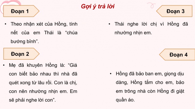 Soạn giáo án điện tử tiếng việt 4 cánh diều Bài 1 Nói và nghe 1: Kể chuyện: Làm chị