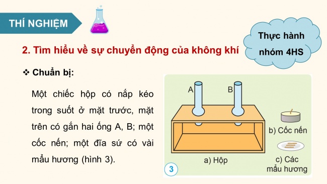 Soạn giáo án điện tử khoa học 4 cánh diều Bài 5: Sự chuyển động của không khí