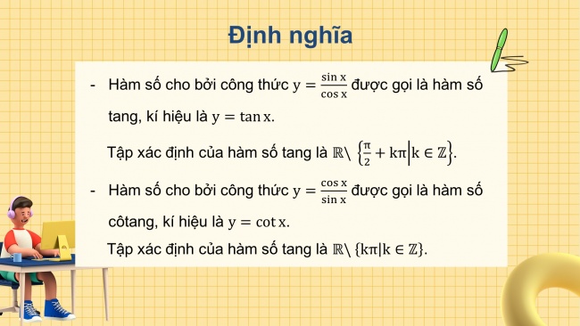 Soạn giáo án điện tử toán 11 KNTT Bài 3: Hàm số lượng giác