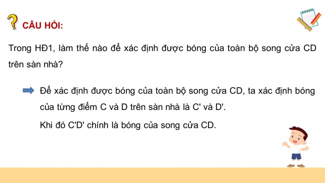 Soạn giáo án điện tử toán 11 KNTT Bài 14: Phép chiếu song song