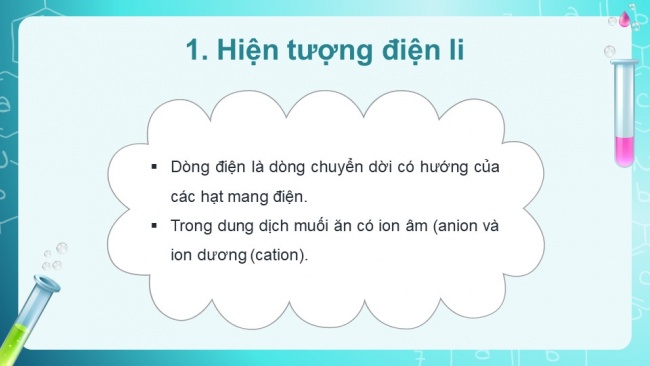 Soạn giáo án điện tử hóa học 11 KNTT Bài 2: Cân bằng trong dung dịch nước