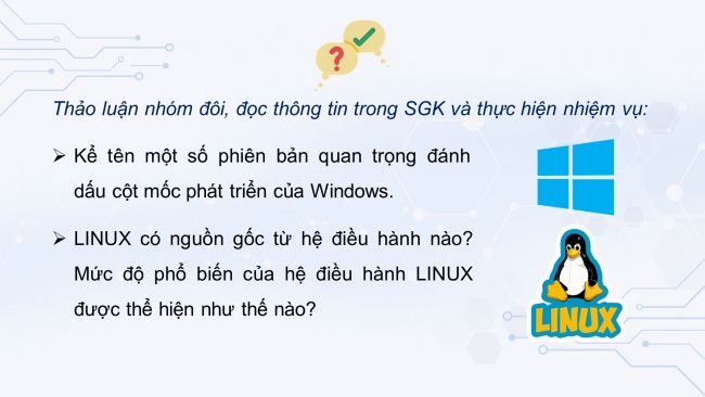 Soạn giáo án điện tử khoa học máy tính 11 KNTT Bài 1: Hệ điều hành