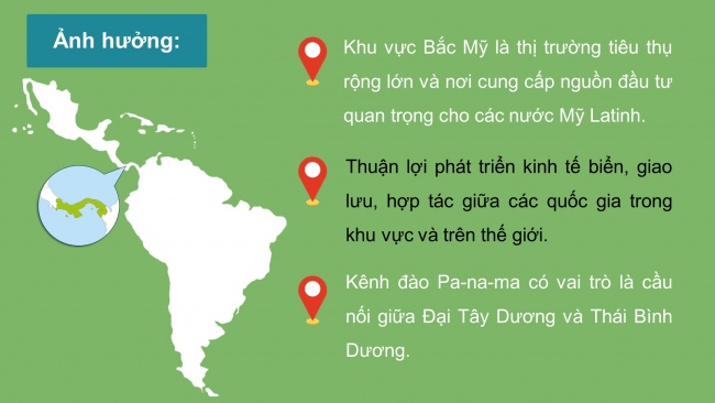 Soạn giáo án điện tử địa lí 11 CTST Bài 8: Tự nhiên, dân cư, xã hội và kinh tế Mỹ La tinh (Phần 1)