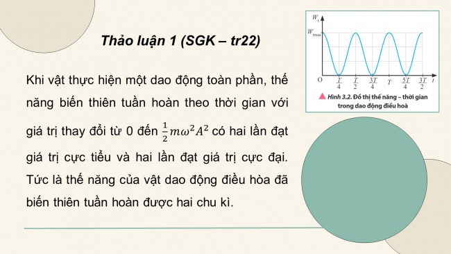 Soạn giáo án điện tử vật lí 11 CTST Bài 3: Năng lượng trong dao động điều hoà