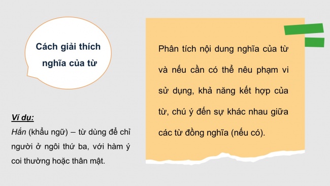 Soạn giáo án điện tử ngữ văn 11 CTST Bài 1 TH tiếng Việt: Cách giải thích nghĩa của từ