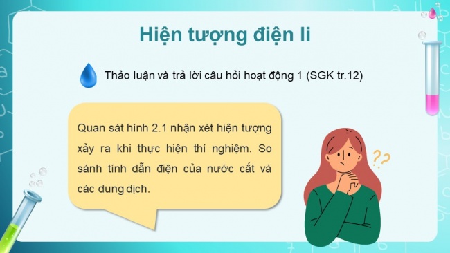 Soạn giáo án điện tử hóa học 11 CTST Bài 2: Cân bằng trong dung dịch nước