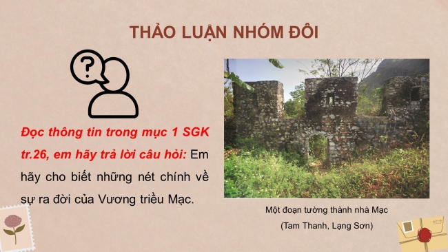 Soạn giáo án điện tử Lịch sử 8 CTST Bài 4: Xung đột Nam - Bắc triều và Trịnh - Nguyễn