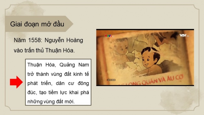 Soạn giáo án điện tử Lịch sử 8 CTST Bài 5: Quá trình khai phá vùng đất phía Nam từ thế kỉ XVI đến thế kỉ XVIII