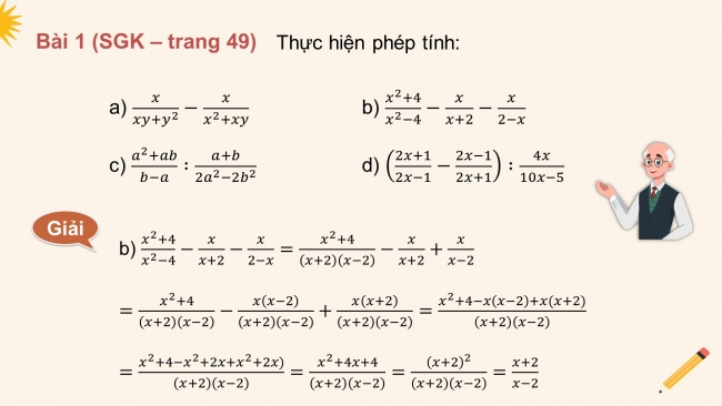 Soạn giáo án điện tử Toán 8 CD: Bài tập cuối chương 2