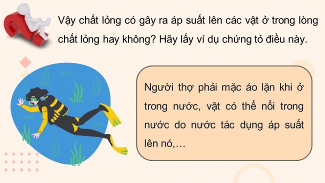 Soạn giáo án điện tử KHTN 8 CD Bài 17: Áp suất chất lỏng và chất khí