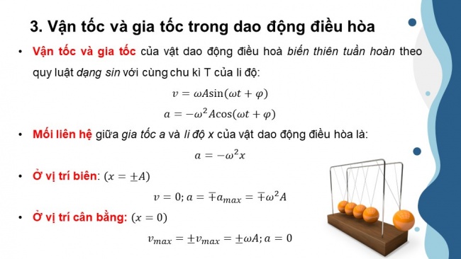 Soạn giáo án điện tử vật lí 11 Cánh diều Bài 1: Dao động điều hoà (P2)