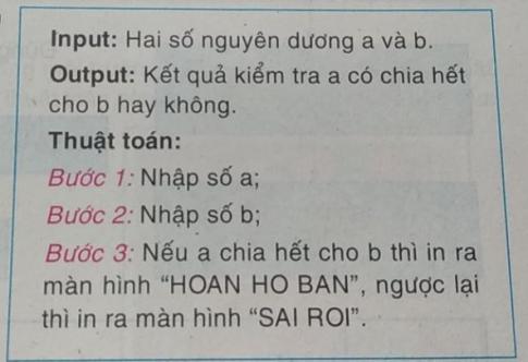 Giải vnen tin 8 bài 8: Cấu trúc rẽ nhánh