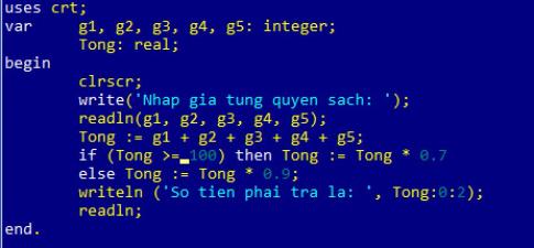 Giải vnen tin 8 bài 8: Cấu trúc rẽ nhánh